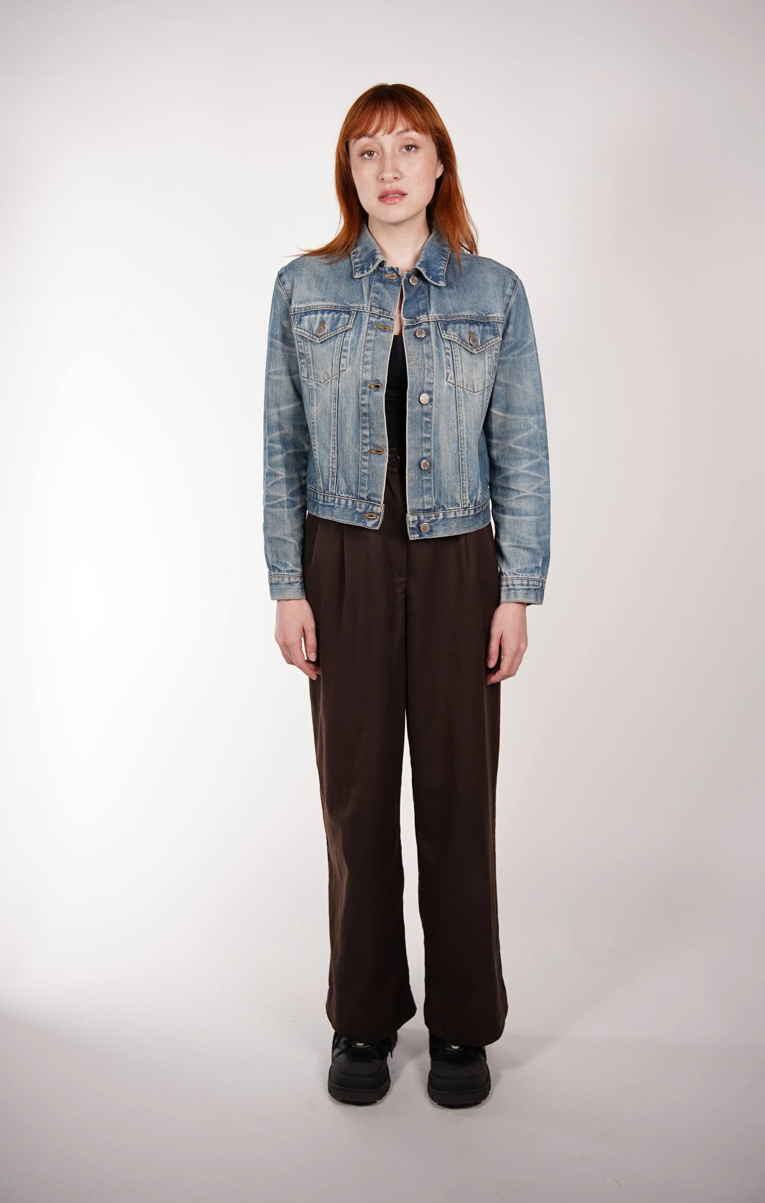 Burberry Denim Jacket — Check It Vintage